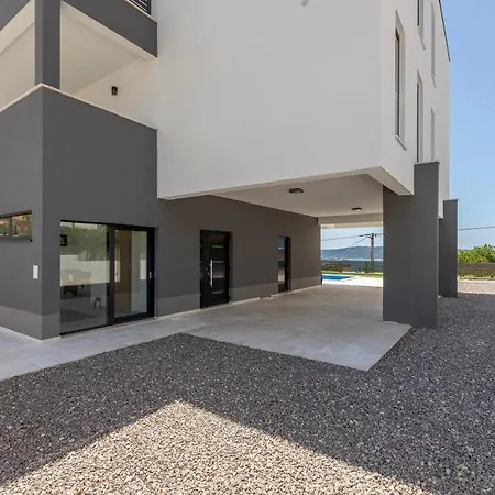 Luxury La Nonna Ana - Heated Pool, Sea View, Near Split * Kastela