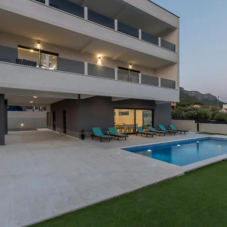 Luxury La Nonna Ana - Heated Pool, Sea View, Near Split