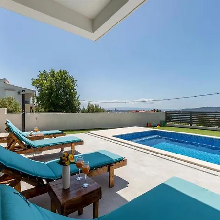 Villa Luxury La Nonna Ana - Heated Pool, Sea View, Near Split *